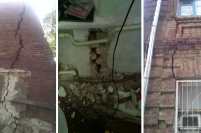 Нехорошие квартиры: жильцы коммуналки на улице Суворова опасаются обрушения стен