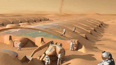 Ученые придумали, как на Марсе без воды делать стройматериалы