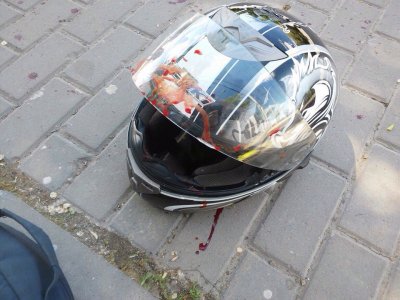 На проспекте Нагибина водитель жестоко избил байкера