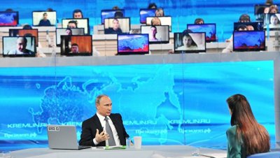 Большинство россиян считают прямую линию с Путиным полезной