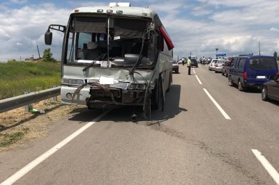 В Ростовской области в ДТП с погибшими попал автобус из украинского Донецка