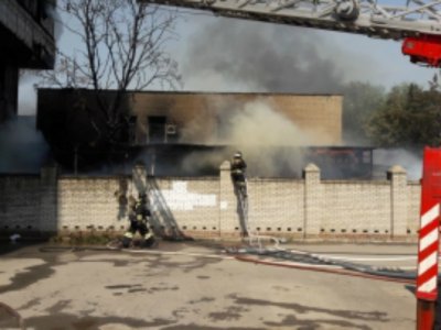 В Ростовской области горела фабрика по производству мороженого