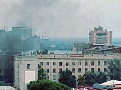 В Ростове произошел пожар на территории часового завода