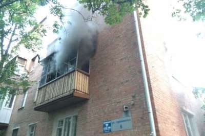 На улице Герасименко загорелась квартира парализованной женщины