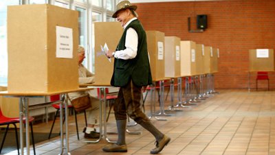 В Германии завершилось голосование на выборах в бундестаг