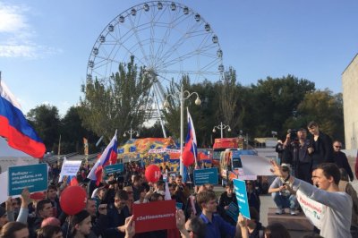 Сторонники Навального заявили об одном задержанном активисте во время пикета на Фонтанной площади