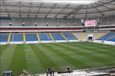 На стадионе «Ростов-Арена» установили большой экран