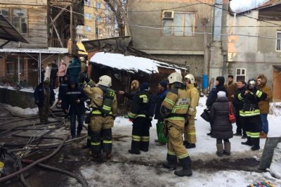 Пожар на улице Красных Зорь потушили в Ростове