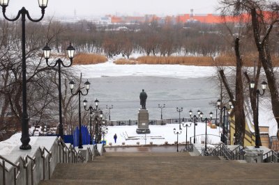 Подземная река — не помеха: в Ростове завершилась реконструкция Казанской лестницы