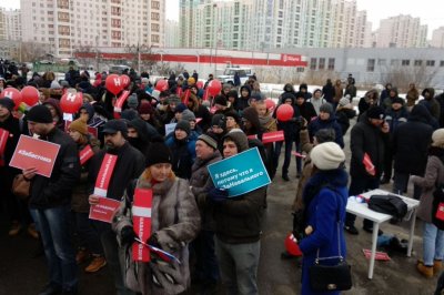 Сторонники Навального устроили в Ростове забастовку избирателей.