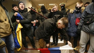 Россия направила Украине ноту протеста из-за погрома в здании РЦНК в Киеве