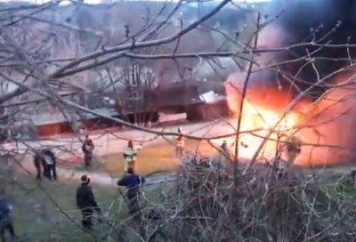 В Ростове на улице Евдокимова произошел пожар