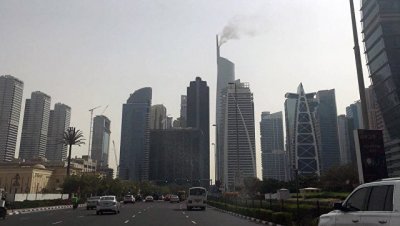 В Дубае в небоскребе произошел пожар