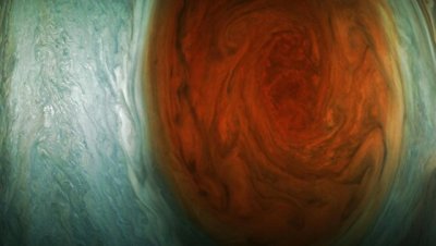 NASA опубликовало новое фото Большого красного пятна на Юпитере