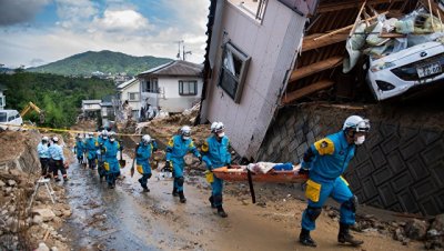 Наводнение в Японии привело к гибели 204 человек