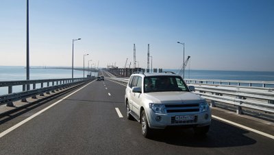 На Крымском мосту установили новый рекорд интенсивности движения