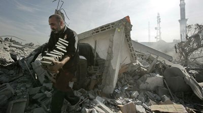 В Газе пятнадцать палестинцев пострадали в стычках с израильским военными