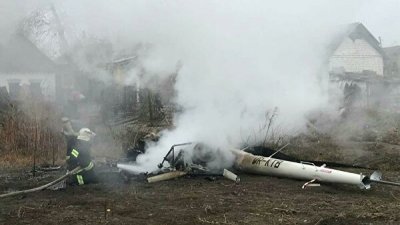 На Украине при крушении вертолета погиб бывший министр