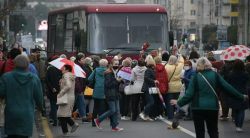 В Минске силовики применили газ на протесте пенсионеров