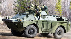 Россия направила в ЦАР новую партию боевых машин БРДМ-2