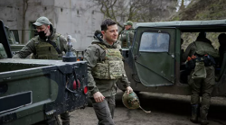 Зеленский выступил за перемирие в Донбассе