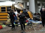 В штате Алабама перевернулся автобус со школьниками