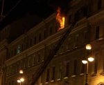 В здании ЛенВО на Невском проспекте произошел пожар
