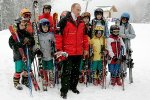 Президент России Владимир Путин на Красной поляне
