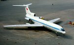 При посадке Ту-154 выкатился за пределы взлетно-посадочной полосы