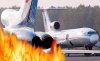 В московском аэропорту у Ту-154 перед вылетом загорелся двигатель